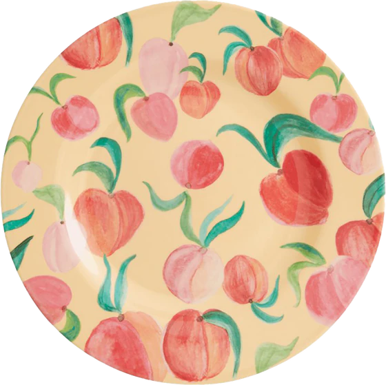 Rice Beilagen Teller Peach Print 