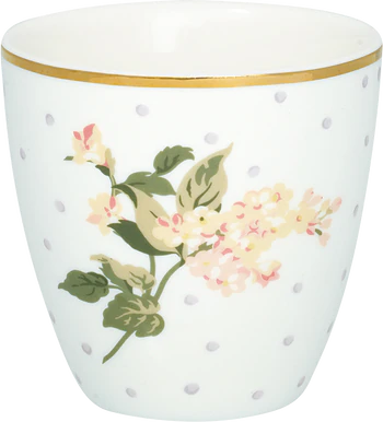 Greengate Asta White Mini Latte cup