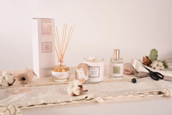 Collines De Provence Satin Rose / Rosa Satin Bouquet Parfume Raumduft 