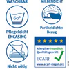 Paradies Faserdecke Antiallergo Ganzjahresdecke – Allergikerfreundlich, GRS zertifiziert & umweltfreundlich