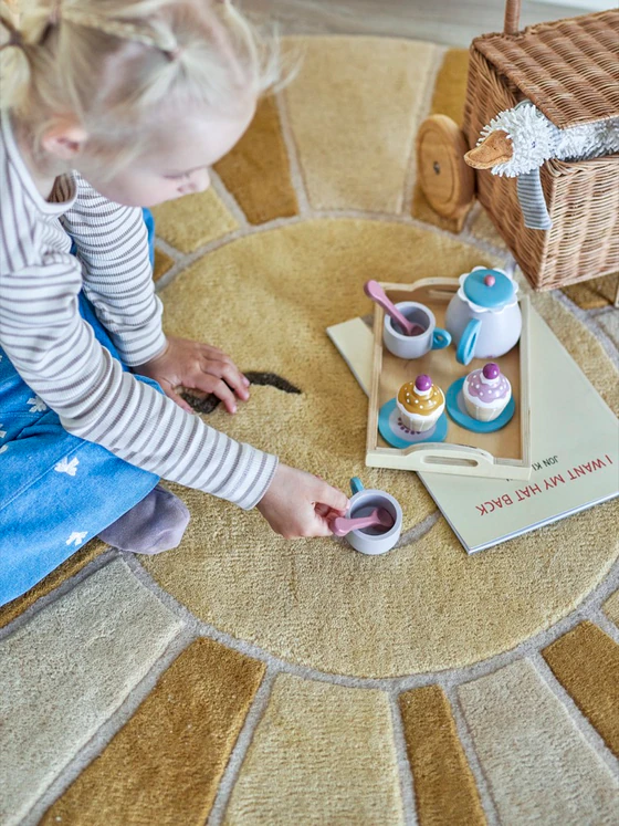 Holz-Spielküchen-Teeset Bloomingville Gentrim Grau FSC®100%