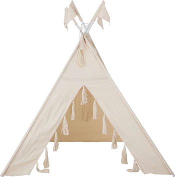 Spielzelt Kinder Bloomingville Fardin Baumwolle Natur