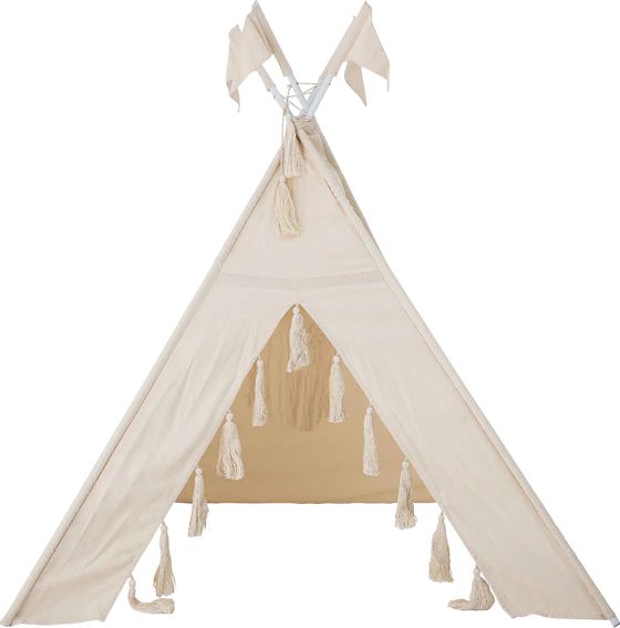 Spielzelt Kinder Bloomingville Fardin Baumwolle Natur