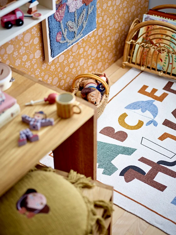 Dekokissen Bloomingville Elinna Gelb Baumwolle – Kinderzimmer Highlight