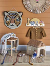 Wandgarderobe Kinderzimmer Bloomingville Mallen Braun FSC Holz