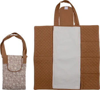 Wickelauflage für Babys Bloomingville Thanne Braun Baumwolle