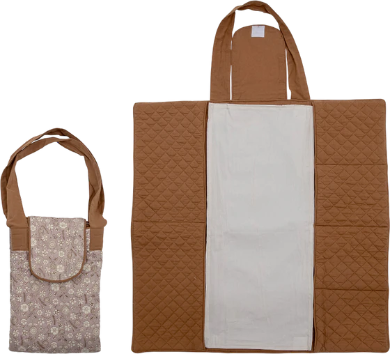 Wickelauflage für Babys Bloomingville Thanne Braun Baumwolle