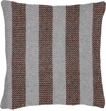 Dekokissen Bloomingville Nann Braun Recycelte Baumwolle 40x40