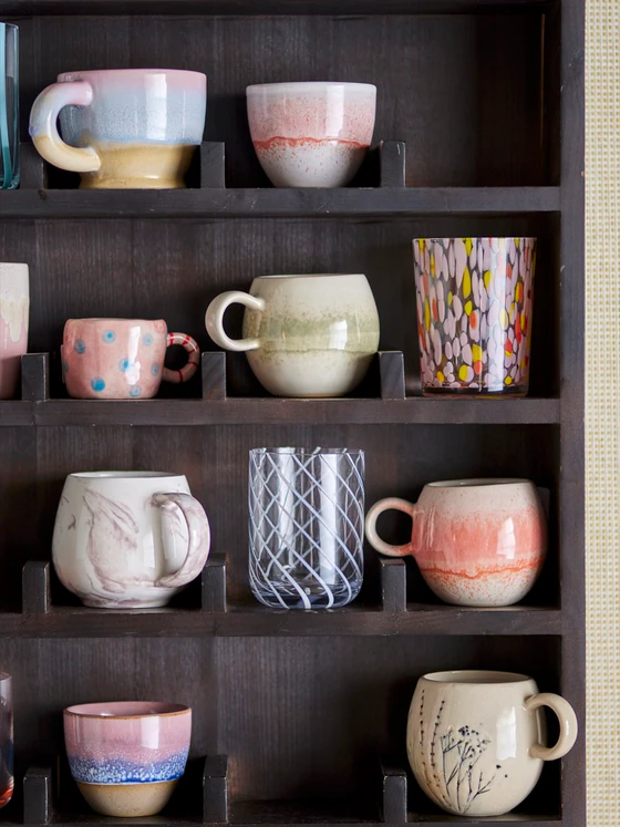 Kindertasse Bloomingville Nini Rose Steingut – Spülmaschinenfest