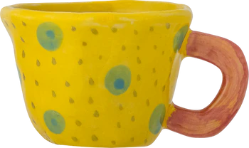 Kindertasse Steingut Gelb Nini Bloomingville MINI Robust