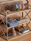 Babydecke Musselin Bloomingville Blau Baumwolle weich