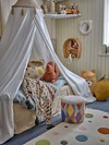 Kinderdecke Bloomingville Charlie Braun Recycelte Baumwolle