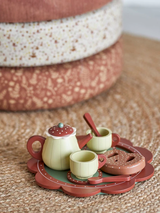 Teeservice-Spielset für Kinder Bloomingville Bette Braun MDF
