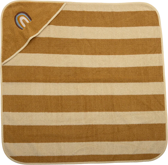 Kapuzenhandtuch Baby Bloomingville Agnes Braun OEKO-TEX® weich