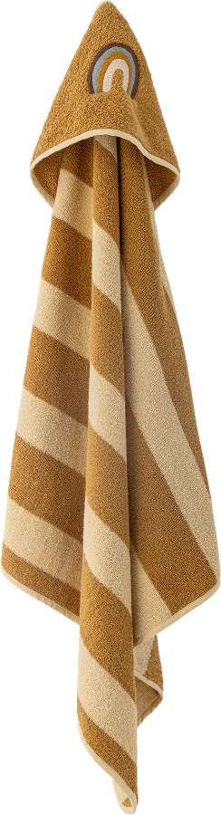 Kapuzenhandtuch Baby Bloomingville Agnes Braun OEKO-TEX® weich