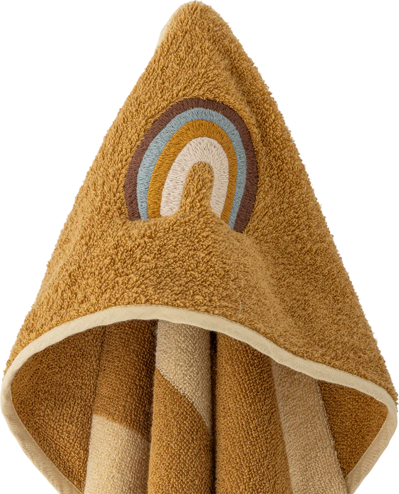 Kapuzenhandtuch Baby Bloomingville Agnes Braun OEKO-TEX® weich