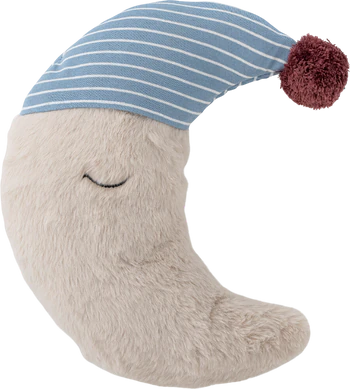 Kinderzimmer-Kissen Bloomingville Moony Weiß Baumwolle – Weich & Dekorativ