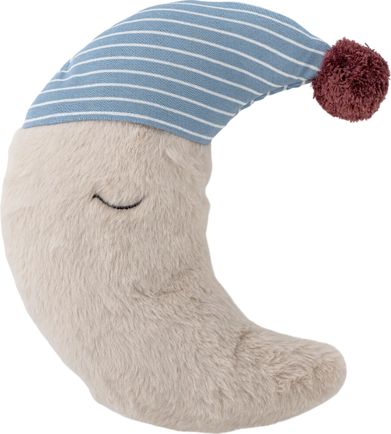 Kinderzimmer-Kissen Bloomingville Moony Weiß Baumwolle – Weich & Dekorativ