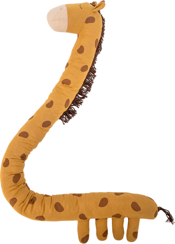 Kuscheltier Giraffe Bloomingville Ibber Orange Baumwolle