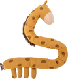 Kuscheltier Giraffe Bloomingville Ibber Orange Baumwolle