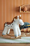 Schaukelpferd Kinder Bloomingville Merlen Weiß Polyester Komfort