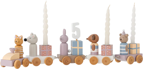 Geburtstagszug-Dekoration Bloomingville Junaid Rose FSC®100%