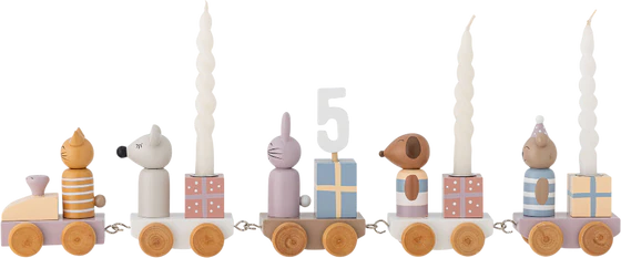 Geburtstagszug-Dekoration Bloomingville Junaid Rose FSC®100%