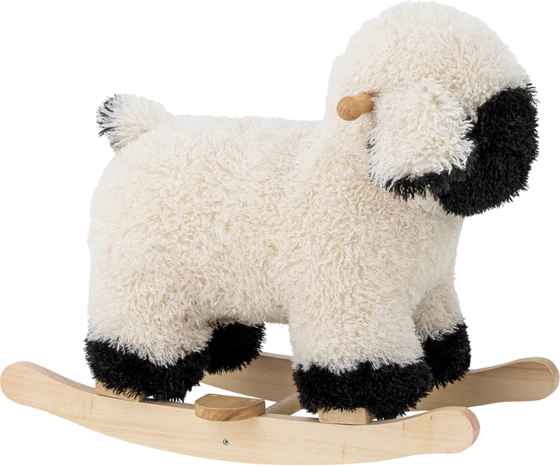 Schaukeltier Schaf Bloomingville MINI – Kuscheliges Polyester