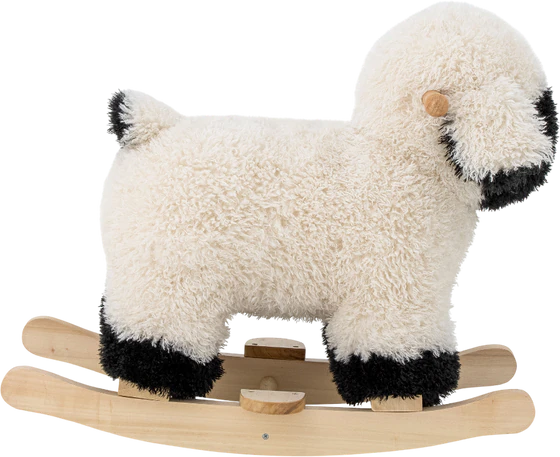 Schaukeltier Schaf Bloomingville MINI – Kuscheliges Polyester