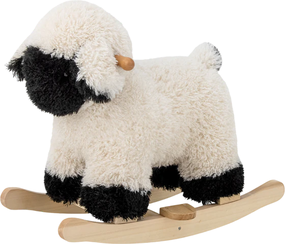 Schaukeltier Schaf Bloomingville MINI – Kuscheliges Polyester