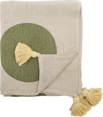 Kinderdecke Bloomingville MINI Clennie Natur Recycelt Punkte