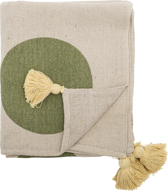 Kinderdecke Bloomingville MINI Clennie Natur Recycelt Punkte
