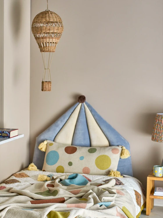Kinderdecke Bloomingville MINI Clennie Natur Recycelt Punkte