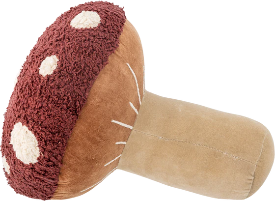 Dekokissen Kinderzimmer Bloomingville MINI Mushroom Rot Baumwolle