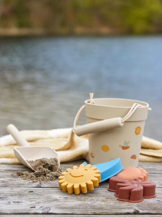 Sandspielzeug-Set Kinder Bloomingville Agnes Natur Silikon