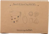 Sandspielzeug-Set Kinder Bloomingville Agnes Natur Silikon