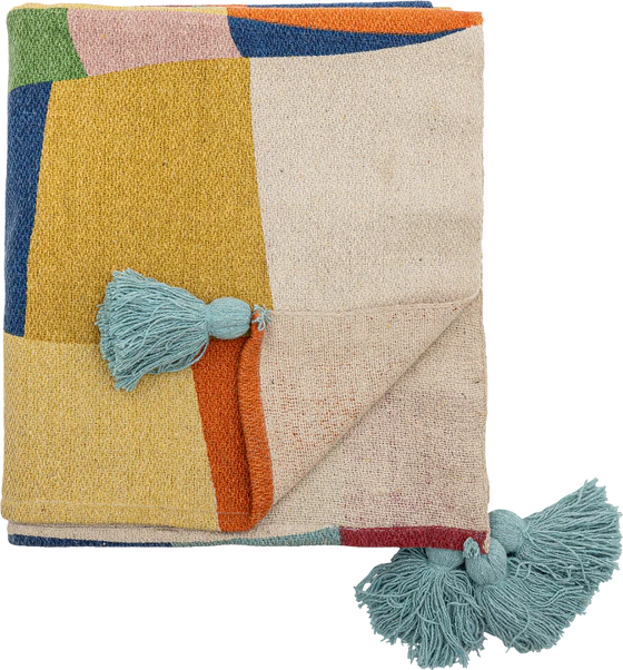 Wohndecke Kinder Bloomingville Colorine Natur Recycelt Vegan