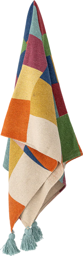 Wohndecke Kinder Bloomingville Colorine Natur Recycelt Vegan