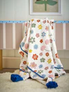 Kinderdecke Bloomingville MINI Cherry Rose Recycelt Kuschelweich