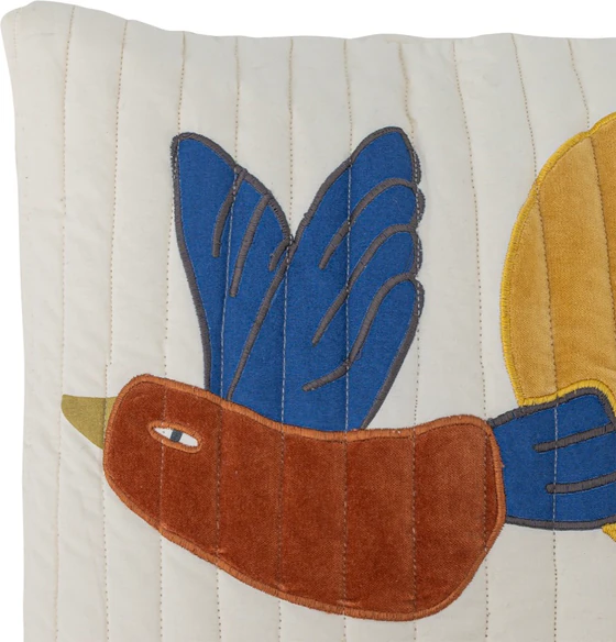 Dekokissen Kinderzimmer Bloomingville MINI Colorine Natur Baumwolle