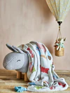 Kinderdecke Bloomingville Sweets Natur recycelte Baumwolle