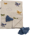 Kinderdecke Bloomingville Natur Recycelte Baumwolle 160x130 cm