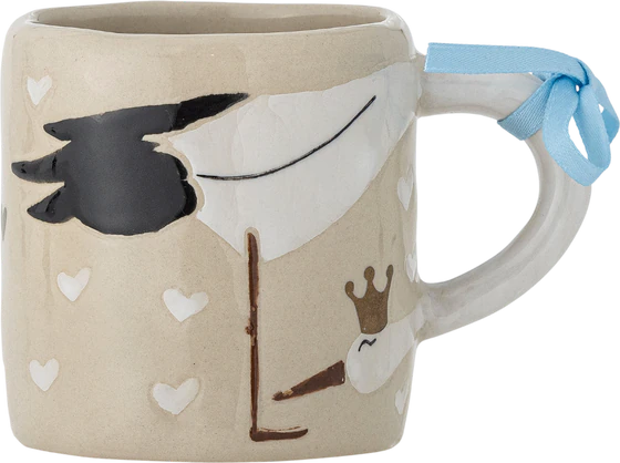 Kindertasse Steingut Natur Bloomingville Bambino – Handgefertigt Unikat