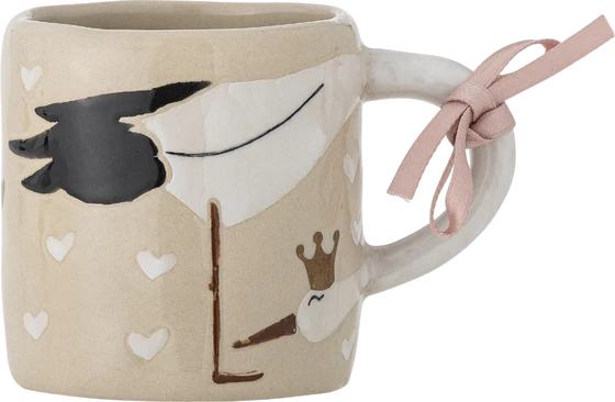 Kindertasse Steingut Natur Bloomingville Bambino – Handgefertigt Unikat