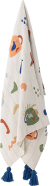 Kinderdecke Bloomingville Sylvie Natur Recycelt Fruchtmotive