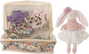 Weiches Stoff-Kuscheltier-Set Milly Puppe Braun Bloomingville MINI