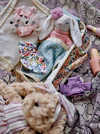 Weiches Stoff-Kuscheltier-Set Milly Puppe Braun Bloomingville MINI