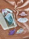 Weiches Stoff-Kuscheltier-Set Milly Puppe Braun Bloomingville MINI