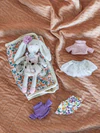 Weiches Stoff-Kuscheltier-Set Milly Puppe Braun Bloomingville MINI