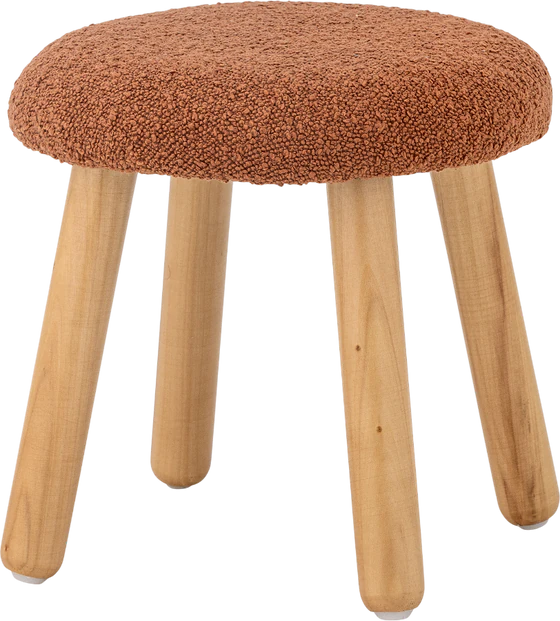 Kinderhocker Bloomingville MINI Aksel Braun – Skandi-Design